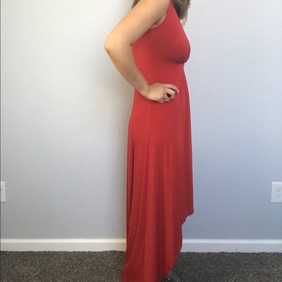 MICHAEL KORS NWT RED HIGH LOW DRESS - Picture 3 of 7